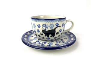 768 Bunzlau Kop en Schotel 1771X Cats and Dogs